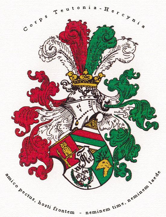 Coat of arms (crest) of Corps Teutonia-Hercynia zu Göttingen