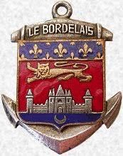 Coat of arms (crest) of the Frigate Le Bordelais (F764), French Navy