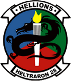 Coat of arms (crest) of the Helicopter Training Squadron 28 (HT-28) Hellions, US Navy
