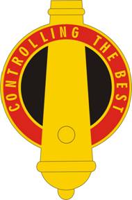 Coat of arms (crest) of 210th Field Artillery Brigade, US Army