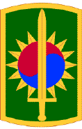center Arms of 8th Military Police Brigade, US Army