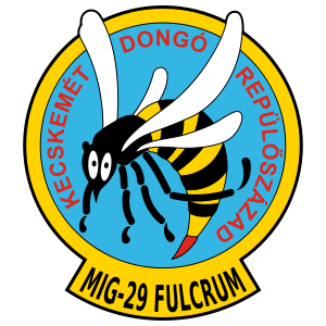 Coat of arms (crest) of the Dongó Tactical Squadron, Hungarian Air Force