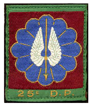 Coat of arms (crest) of the 25th Parachute Division, French Army