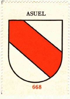 Wappen von/Blason de Asuel
