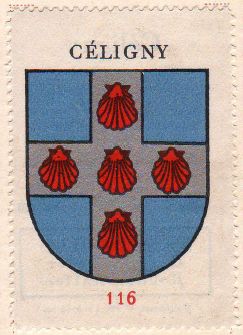 Wappen von/Blason de Céligny