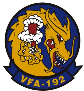Coat of arms (crest) of the VFA-192 Golden Dragons, US Navy