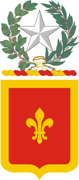 Arms of 131st Field Artillery Regiment, Texas Army National Guard