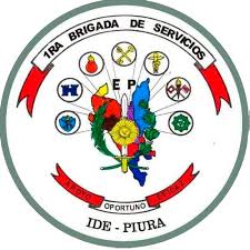 Arms (crest) of 1st Service Brigade, Army of Peru