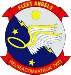 Coat of arms (crest) of the Helicopter Sea Combat Squadron 2 (HSC-2) Fleet Angels, US Navy