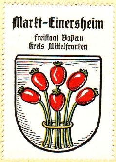 Wappen von Markt Einersheim/Coat of arms (crest) of Markt Einersheim