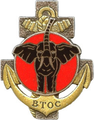 Blason de Oubangui-Chari Rifle Battalion, French Army/Arms (crest) of Oubangui-Chari Rifle Battalion, French Army