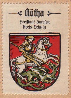 Wappen von Rötha/Coat of arms (crest) of Rötha