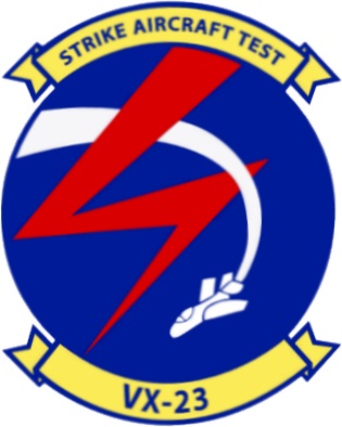 Coat of arms (crest) of the Air Test and Evaluation Squadron 23 (VX-23) Salty Dogs, US Navy