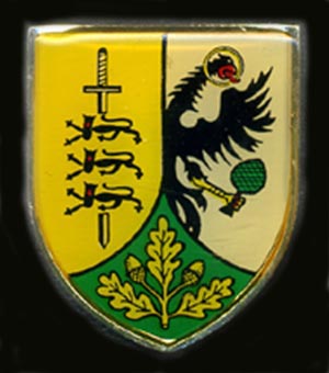 Coat of arms (crest) of the Home Defence Regiment 96, German Army