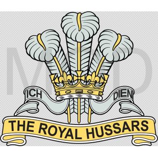 Coat of arms (crest) of the The Royal Hussars (Prince of Wales's Own), British Army