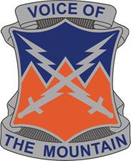 Coat of arms (crest) of 10th Signal Battalion, US Army