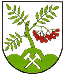 Wappen von Hermsdorf/Erzgebirge/Arms (crest) of Hermsdorf/Erzgebirge