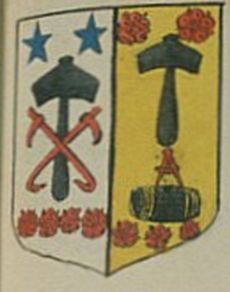 Coat of arms (crest) of Coopers in Wasselonne