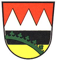 Wappen von Hofheim in Unterfranken (kreis) / Arms of Hofheim in Unterfranken (kreis)