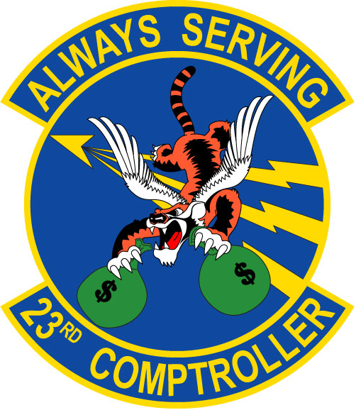 File:23rd Comptroller Squadron, US Air Force.png