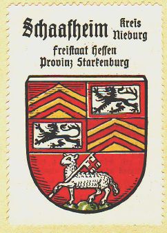 Wappen von Schaafheim/Coat of arms (crest) of Schaafheim