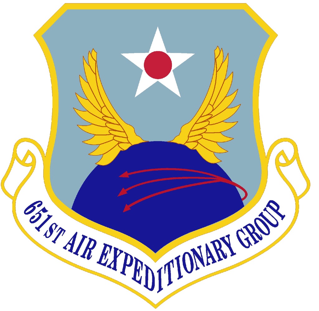 Coat of arms (crest) of 651st Air Expeditionary Group, US Air Force.jpg