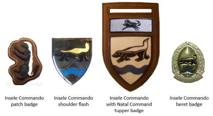 Coat of arms (crest) of the Insele Commando, South African Army