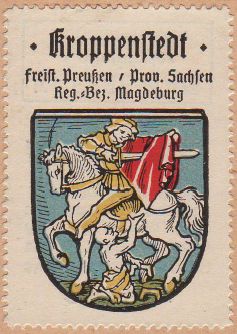 Wappen von Kroppenstedt/Coat of arms (crest) of Kroppenstedt
