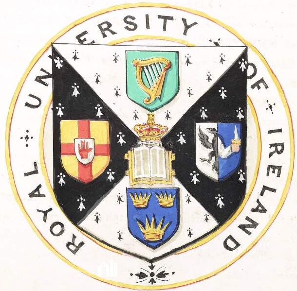 Coat of arms (crest) of Royal University of Ireland