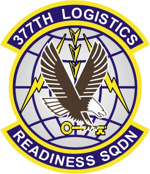 Coat of arms (crest) of the 377th Logistics Readiness Squadron, US Air Force