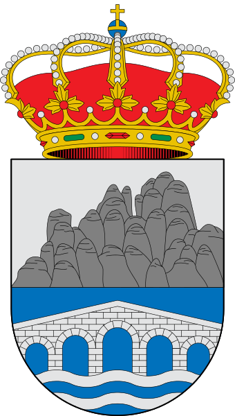 Escudo de Berrocalejo (Cáceres)/Arms (crest) of Berrocalejo (Cáceres)
