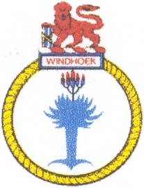Coat of arms (crest) of the SAS Windhoek, South African Navy