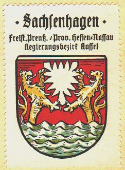 Wappen von Sachsenhagen/Coat of arms (crest) of Sachsenhagen