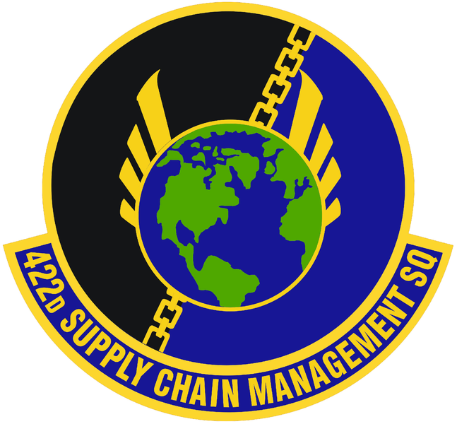 File:422nd Supply Chain Management Squadron, US Air Force.png