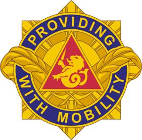 Coat of arms (crest) of 57th Transportation Battalion, US Army