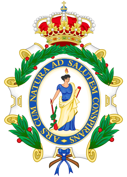 Escudo de Royal Academy of Medicine/Arms (crest) of Royal Academy of Medicine