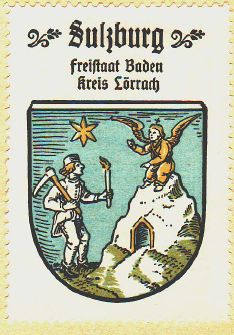 Wappen von Sulzburg/Coat of arms (crest) of Sulzburg