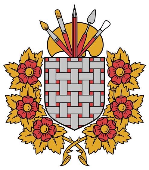 Arms (crest) of Janis Rozentāls art school