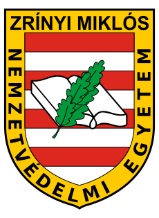 Coat of arms (crest) of the Miklos Zrinyi National Defence University, Hungary