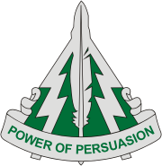 Coat of arms (crest) of 13th Psychological Operations Battalion, US Army