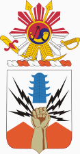 Arms of 13th Signal Battalion, US Army