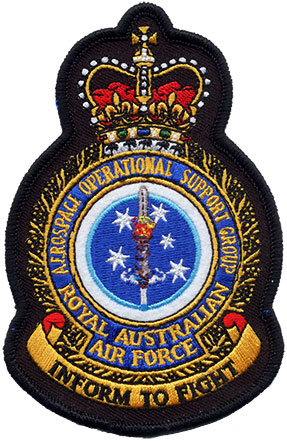 Coat of arms (crest) of the Aerospace Operational Support Group, Royal Australian Air Force
