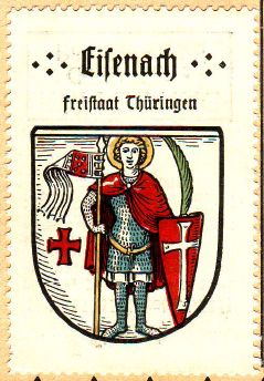 Wappen von Eisenach/Coat of arms (crest) of Eisenach