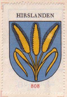 Wappen von/Blason de Hirslanden