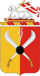Coat of arms (crest) of the 162nd Field Artillery Regiment, Puerto Rico Army National Guard
