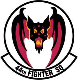 Coat of arms (crest) of the 44th Fighter Squadron, US Air Force