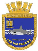 Coat of arms (crest) of the Coastal Patrol Vessel Valparaiso (LSG-1618), Chilean Navy