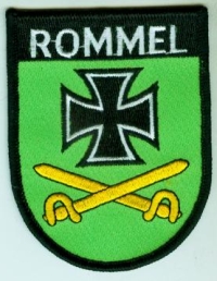 Coat of arms (crest) of the Destroyer Rommel, German Navy