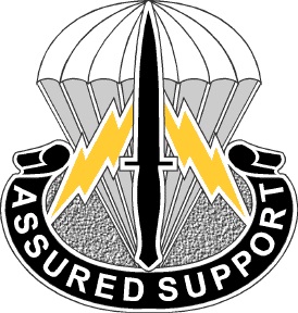 Coat of arms (crest) of the US Army Special Operations Support Command (Airborne)
