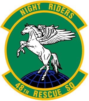 Coat of arms (crest) of the 48th Rescue Squadron, US Air Force